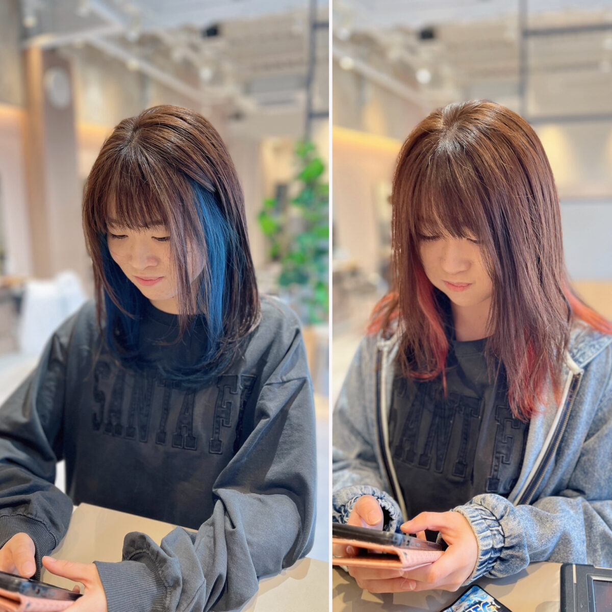 色々なインナーカラー⭕️